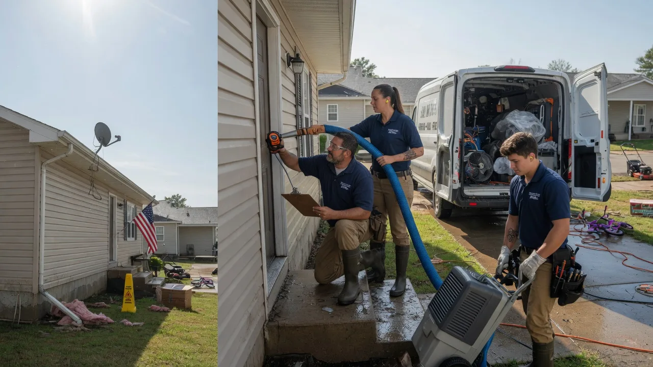 Ceiling Water Damage Restoration in Somerset, OH near me